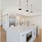 Z-Lite Calhoun Pendant, 1-Light, 9 In.W x 10.75 In.H, Matte black/Clear seedy 7506P9-MB - alternate 4